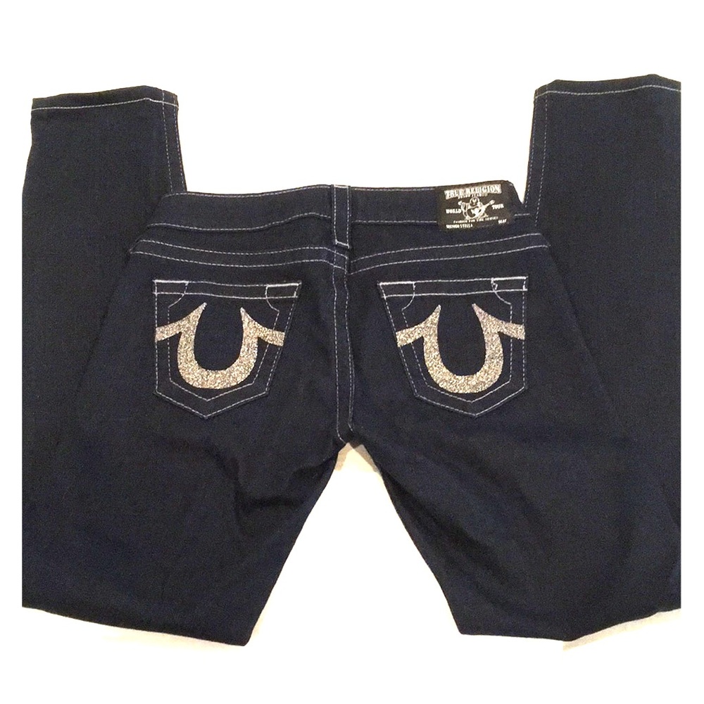 True Religion dark blue Stella bootcut jeans 27